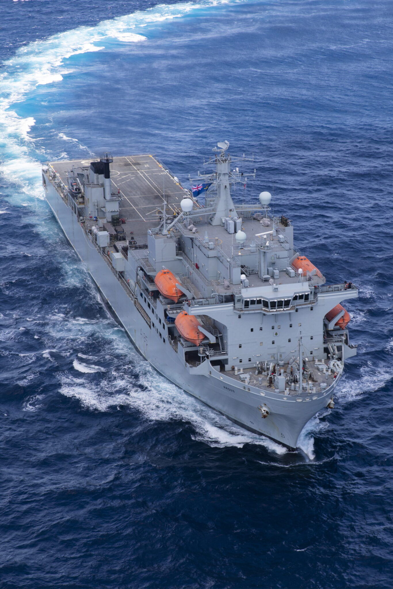 RFA ARGUS AND HMS MEDWAY
