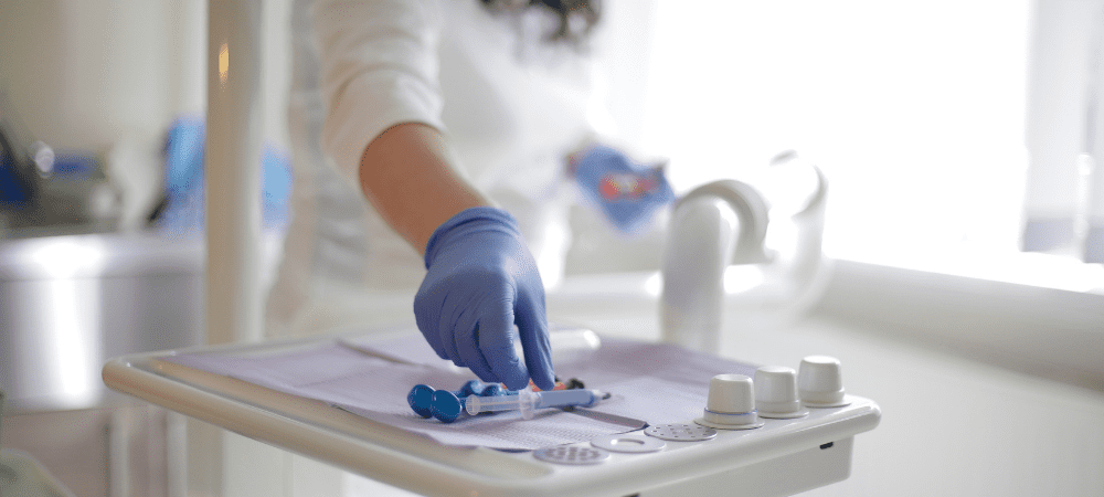 dentists placing implants